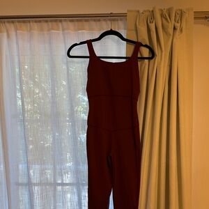 FP Movement by Free People Maroon Jumpsuit